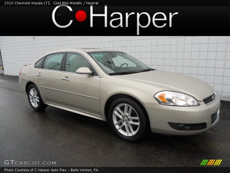 Gold Mist Metallic / Neutral 2010 Chevrolet Impala LTZ