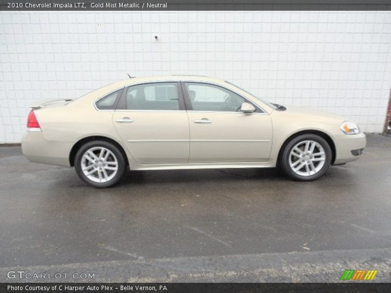 Gold Mist Metallic / Neutral 2010 Chevrolet Impala LTZ
