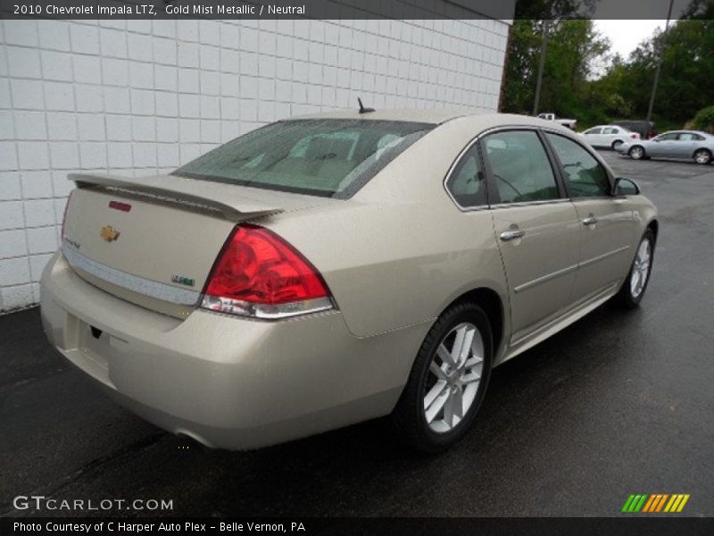 Gold Mist Metallic / Neutral 2010 Chevrolet Impala LTZ