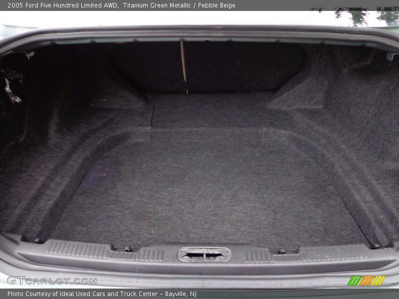  2005 Five Hundred Limited AWD Trunk