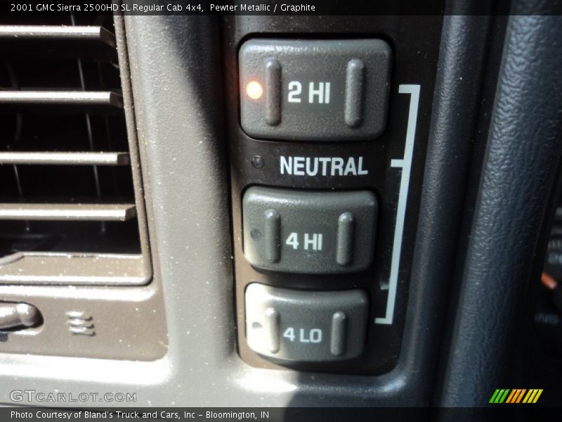 Pewter Metallic / Graphite 2001 GMC Sierra 2500HD SL Regular Cab 4x4