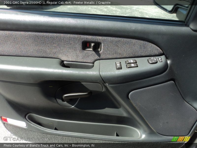 Pewter Metallic / Graphite 2001 GMC Sierra 2500HD SL Regular Cab 4x4