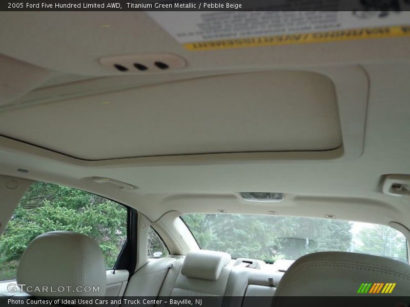 Titanium Green Metallic / Pebble Beige 2005 Ford Five Hundred Limited AWD