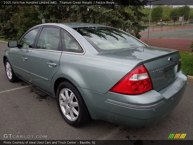 Titanium Green Metallic / Pebble Beige 2005 Ford Five Hundred Limited AWD
