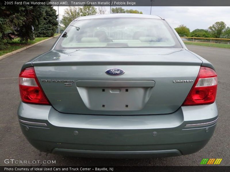 Titanium Green Metallic / Pebble Beige 2005 Ford Five Hundred Limited AWD