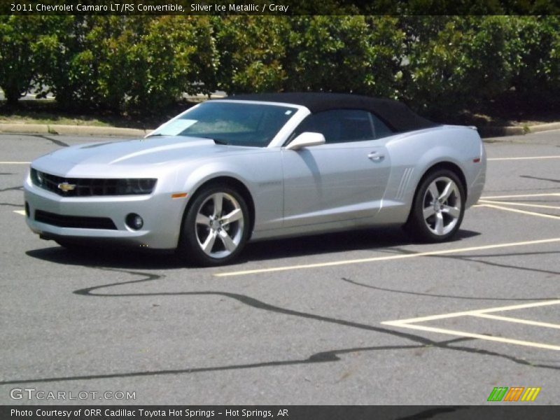Silver Ice Metallic / Gray 2011 Chevrolet Camaro LT/RS Convertible