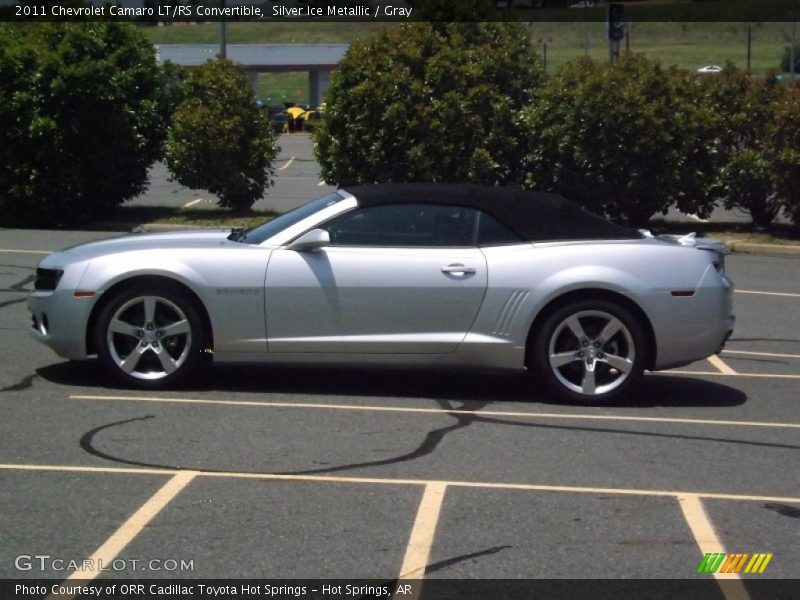 Silver Ice Metallic / Gray 2011 Chevrolet Camaro LT/RS Convertible