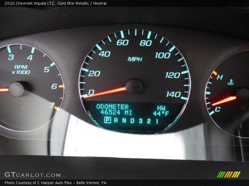 Gold Mist Metallic / Neutral 2010 Chevrolet Impala LTZ