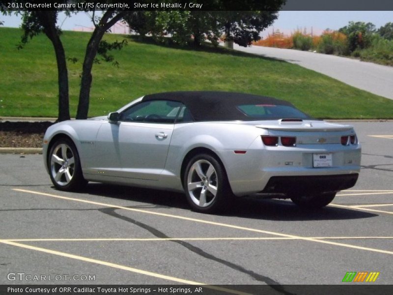 Silver Ice Metallic / Gray 2011 Chevrolet Camaro LT/RS Convertible