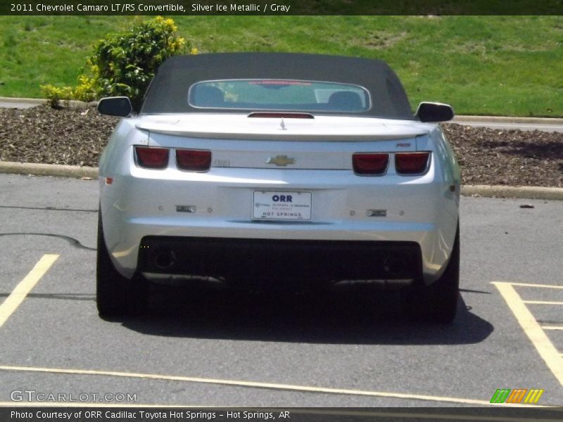 Silver Ice Metallic / Gray 2011 Chevrolet Camaro LT/RS Convertible