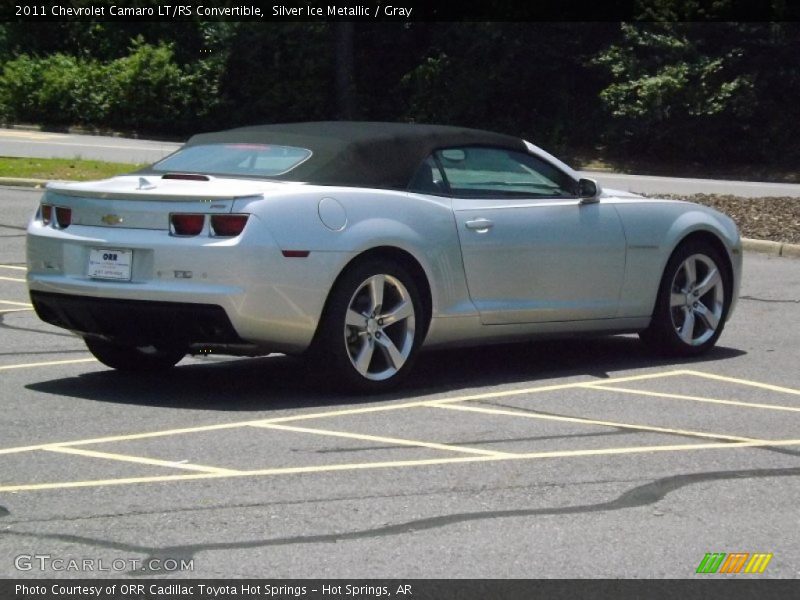 Silver Ice Metallic / Gray 2011 Chevrolet Camaro LT/RS Convertible