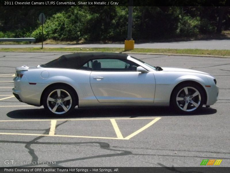 Silver Ice Metallic / Gray 2011 Chevrolet Camaro LT/RS Convertible