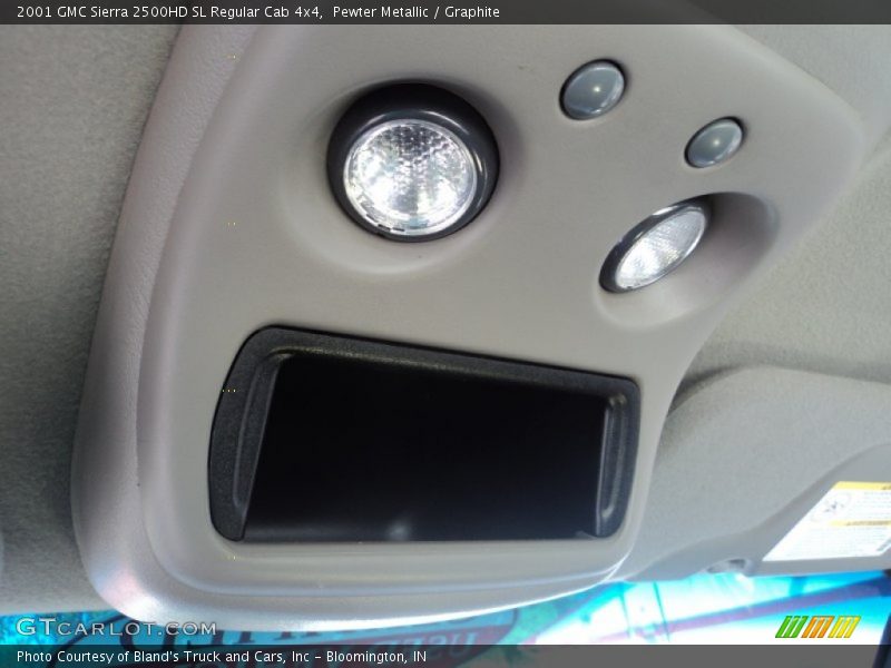 Pewter Metallic / Graphite 2001 GMC Sierra 2500HD SL Regular Cab 4x4