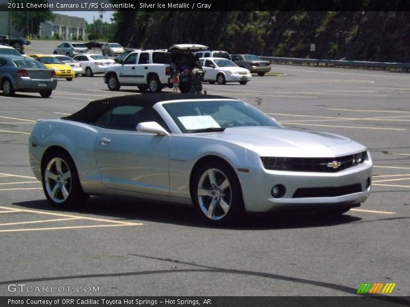 Silver Ice Metallic / Gray 2011 Chevrolet Camaro LT/RS Convertible
