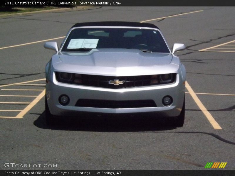 Silver Ice Metallic / Gray 2011 Chevrolet Camaro LT/RS Convertible