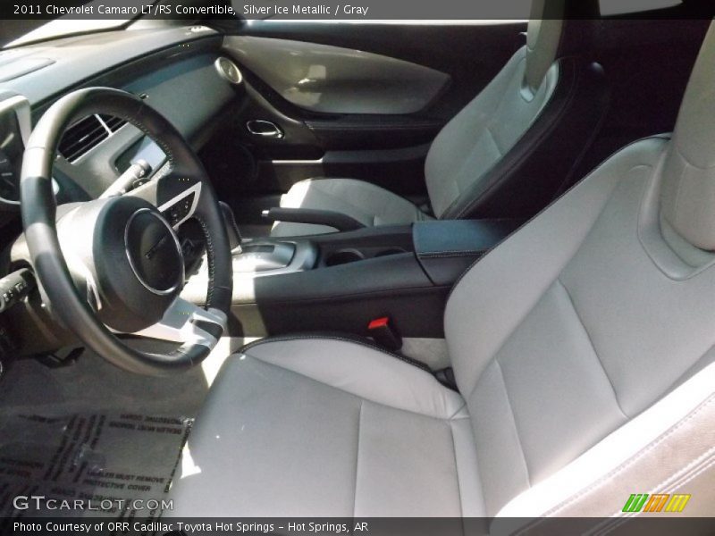 Silver Ice Metallic / Gray 2011 Chevrolet Camaro LT/RS Convertible