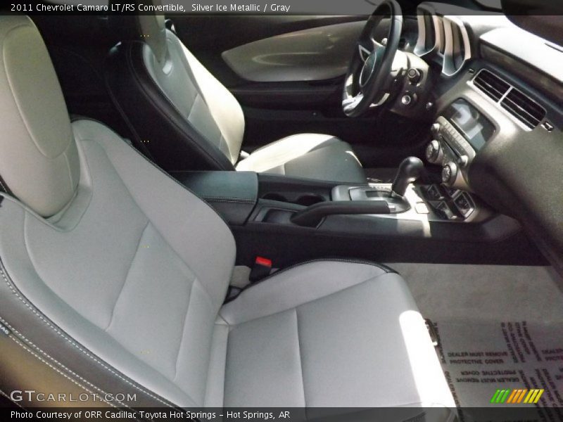 Silver Ice Metallic / Gray 2011 Chevrolet Camaro LT/RS Convertible