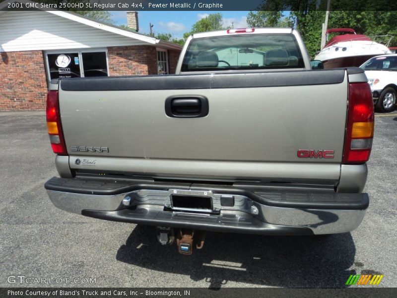 Pewter Metallic / Graphite 2001 GMC Sierra 2500HD SL Regular Cab 4x4