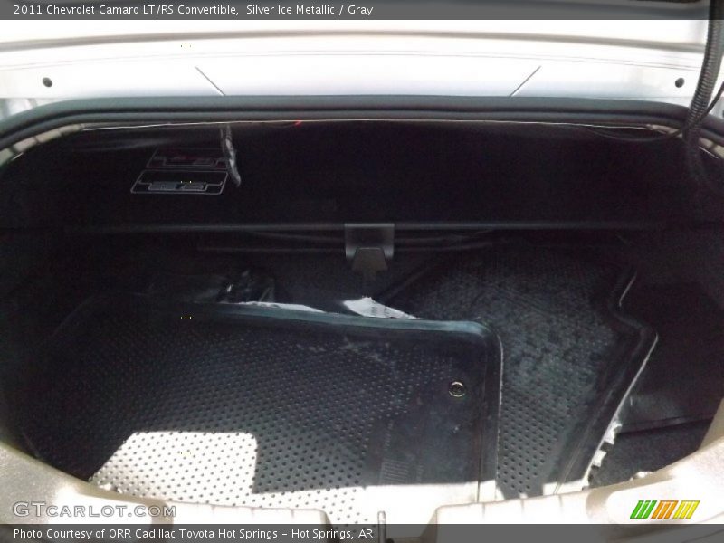 Silver Ice Metallic / Gray 2011 Chevrolet Camaro LT/RS Convertible