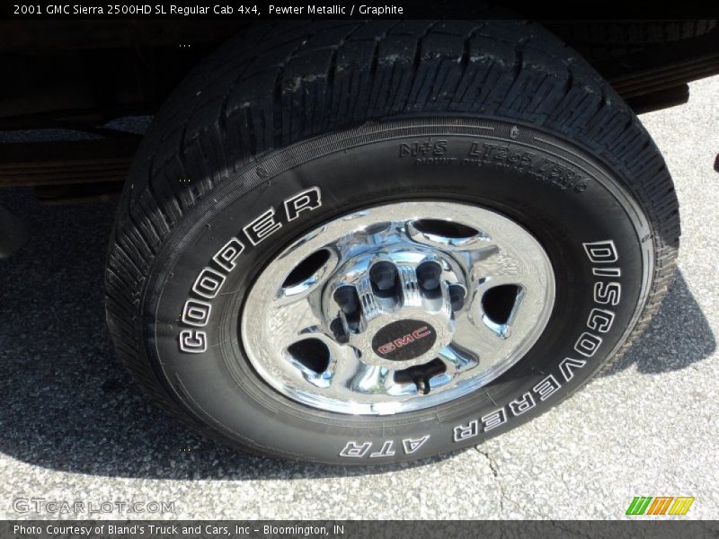 Pewter Metallic / Graphite 2001 GMC Sierra 2500HD SL Regular Cab 4x4