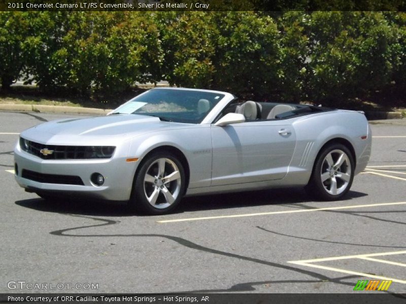 Silver Ice Metallic / Gray 2011 Chevrolet Camaro LT/RS Convertible