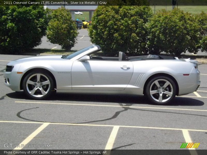Silver Ice Metallic / Gray 2011 Chevrolet Camaro LT/RS Convertible