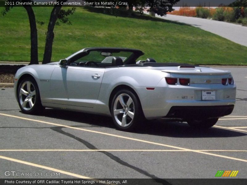 Silver Ice Metallic / Gray 2011 Chevrolet Camaro LT/RS Convertible