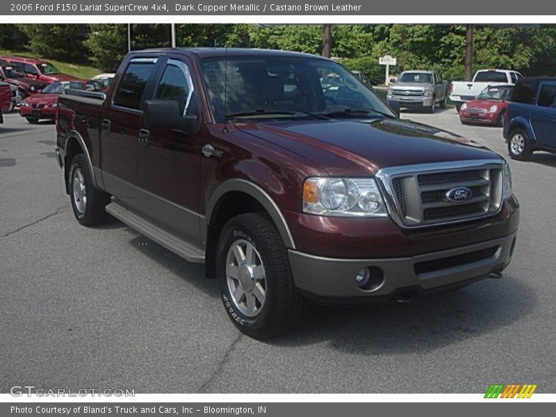 Dark Copper Metallic / Castano Brown Leather 2006 Ford F150 Lariat SuperCrew 4x4