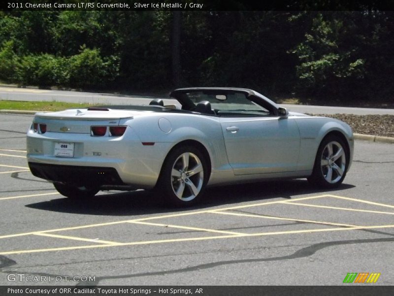 Silver Ice Metallic / Gray 2011 Chevrolet Camaro LT/RS Convertible