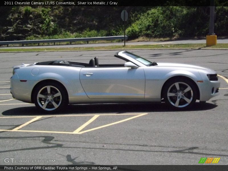 Silver Ice Metallic / Gray 2011 Chevrolet Camaro LT/RS Convertible