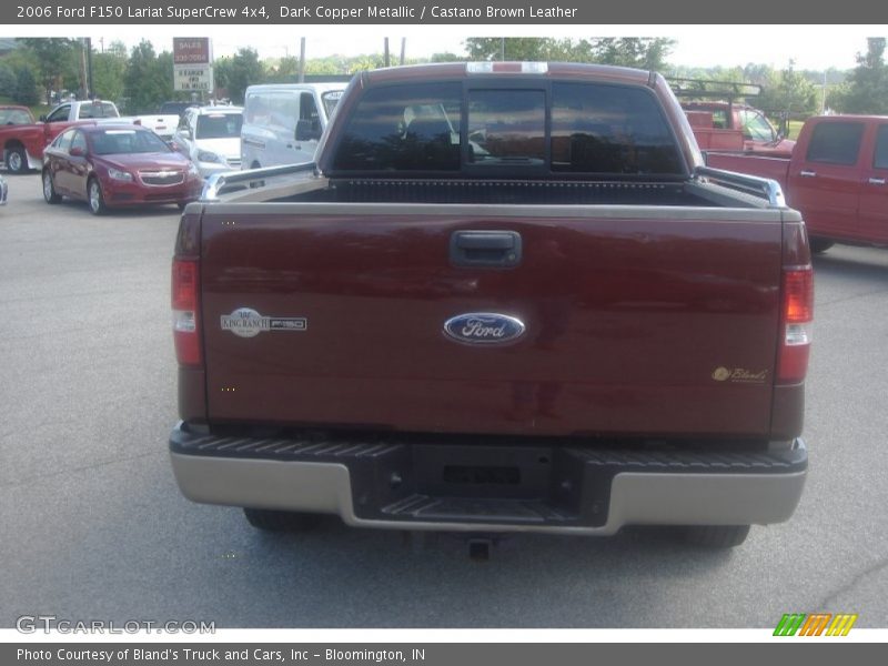 Dark Copper Metallic / Castano Brown Leather 2006 Ford F150 Lariat SuperCrew 4x4