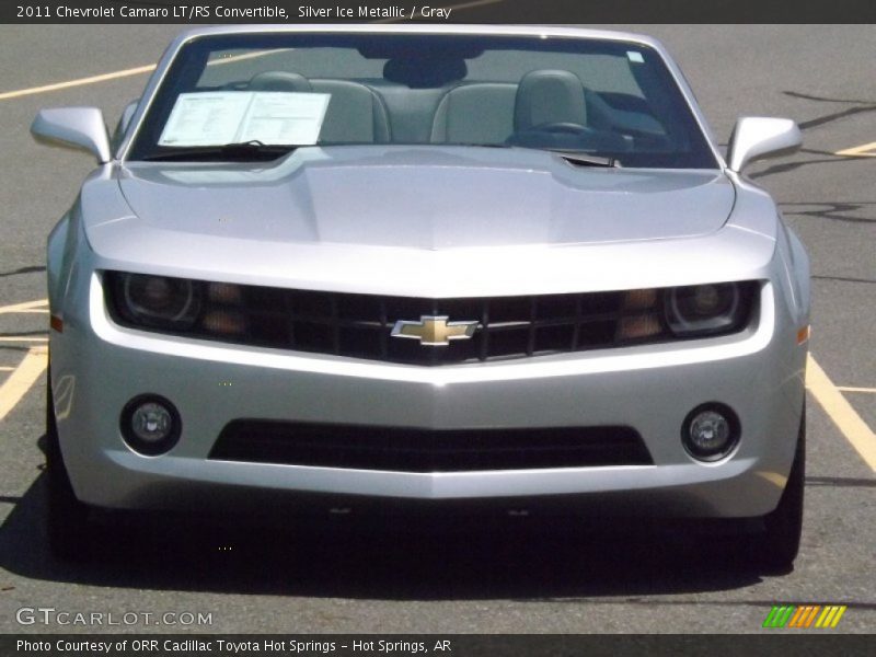 Silver Ice Metallic / Gray 2011 Chevrolet Camaro LT/RS Convertible