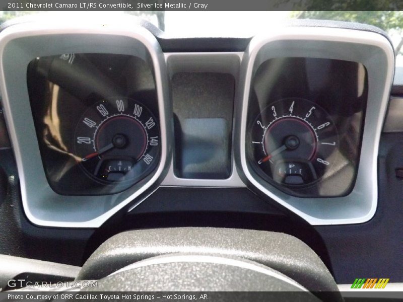 Silver Ice Metallic / Gray 2011 Chevrolet Camaro LT/RS Convertible