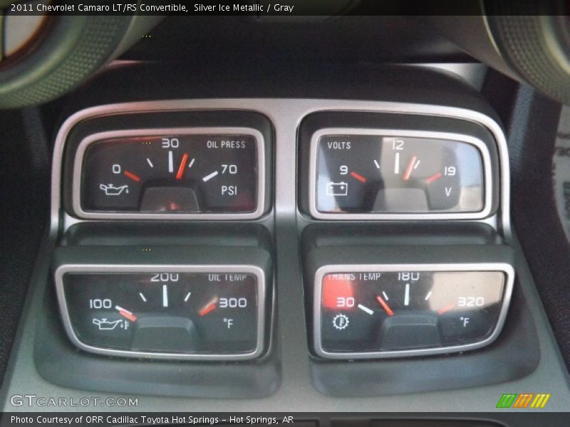 Silver Ice Metallic / Gray 2011 Chevrolet Camaro LT/RS Convertible