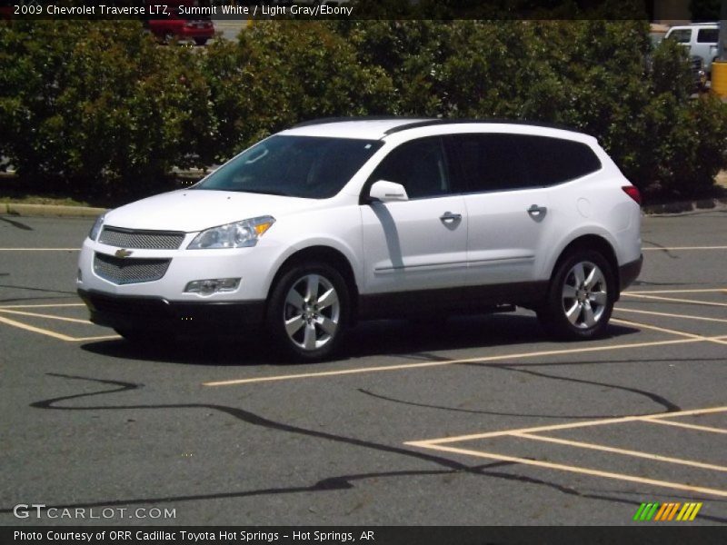 Summit White / Light Gray/Ebony 2009 Chevrolet Traverse LTZ