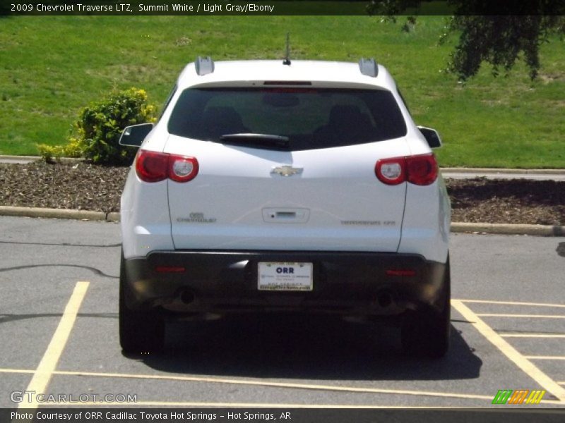 Summit White / Light Gray/Ebony 2009 Chevrolet Traverse LTZ