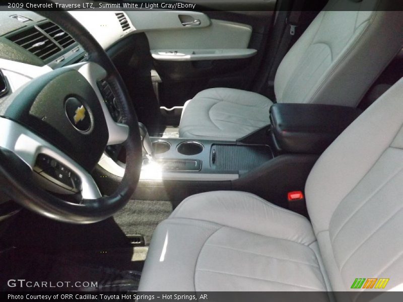 Summit White / Light Gray/Ebony 2009 Chevrolet Traverse LTZ