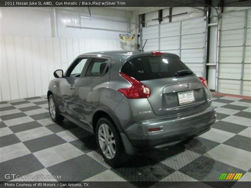 Gun Metallic / Black/Red w/Silver Trim 2011 Nissan Juke SL AWD