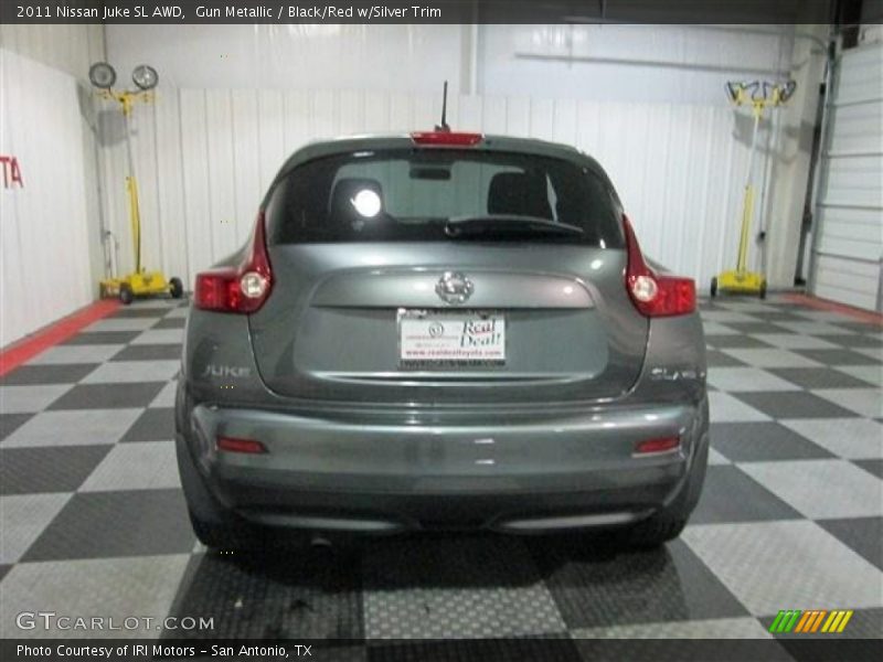 Gun Metallic / Black/Red w/Silver Trim 2011 Nissan Juke SL AWD
