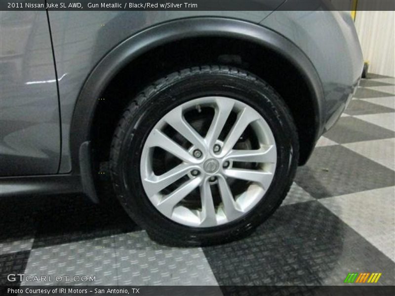 Gun Metallic / Black/Red w/Silver Trim 2011 Nissan Juke SL AWD