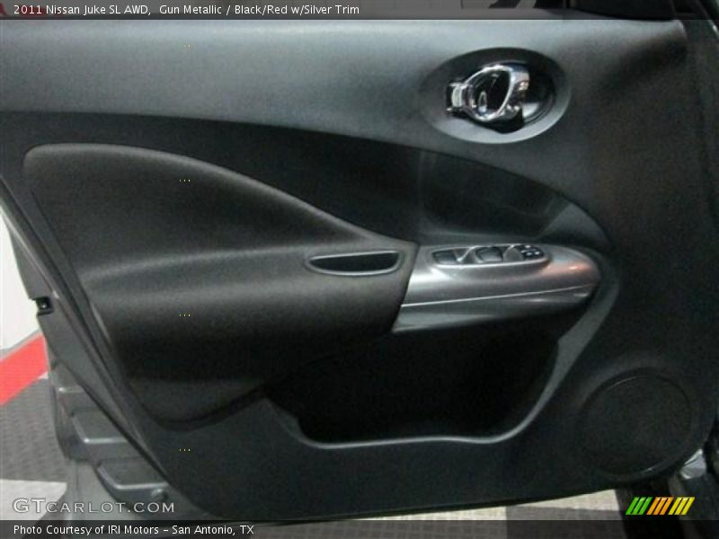 Gun Metallic / Black/Red w/Silver Trim 2011 Nissan Juke SL AWD