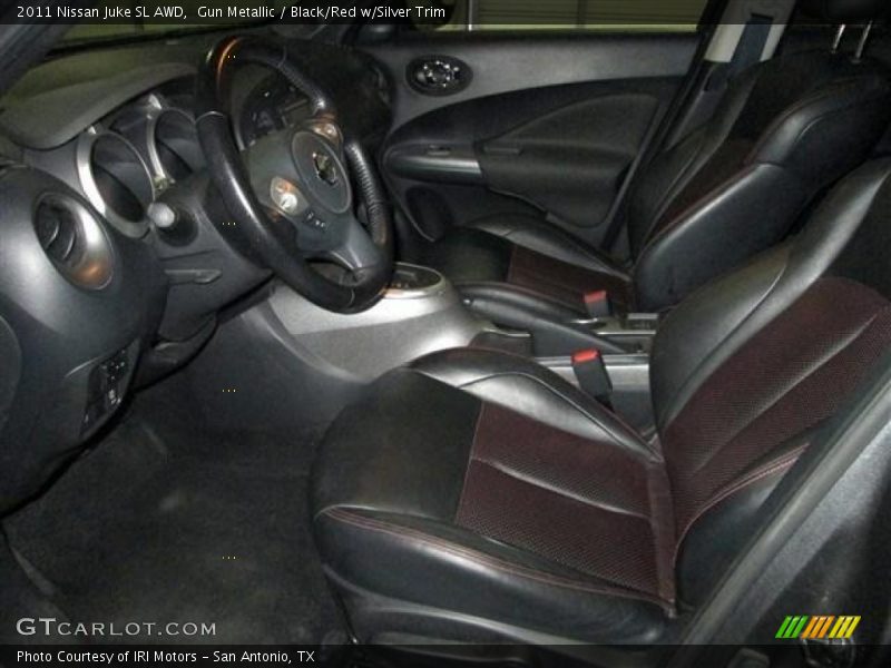 Gun Metallic / Black/Red w/Silver Trim 2011 Nissan Juke SL AWD
