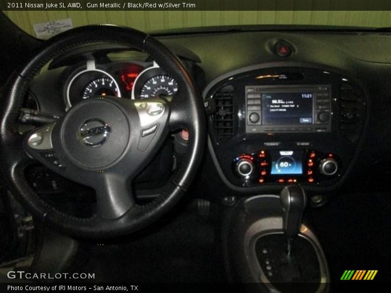 Gun Metallic / Black/Red w/Silver Trim 2011 Nissan Juke SL AWD