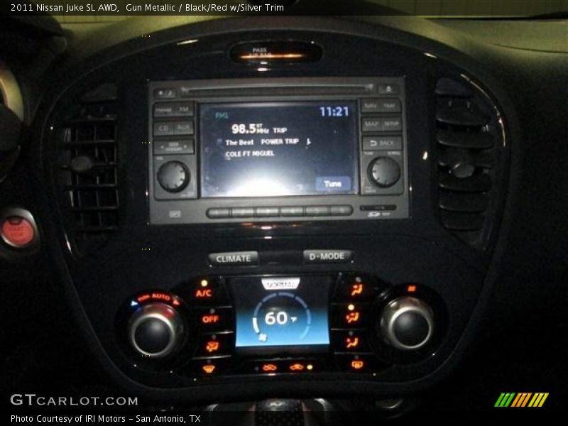 Gun Metallic / Black/Red w/Silver Trim 2011 Nissan Juke SL AWD