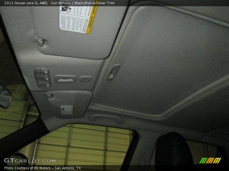 Gun Metallic / Black/Red w/Silver Trim 2011 Nissan Juke SL AWD