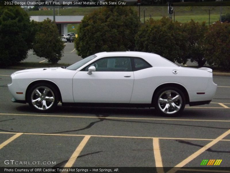 Bright Silver Metallic / Dark Slate Gray 2012 Dodge Challenger R/T Plus