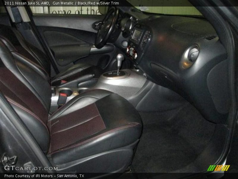 Gun Metallic / Black/Red w/Silver Trim 2011 Nissan Juke SL AWD