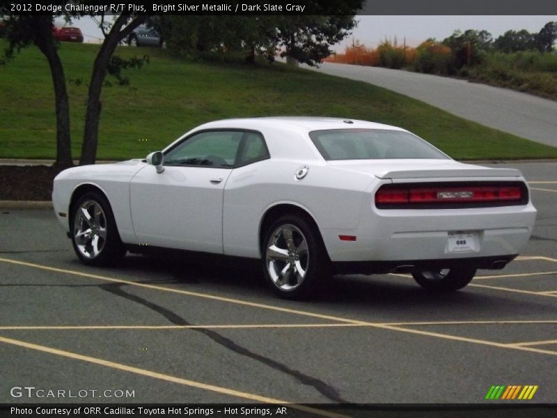 Bright Silver Metallic / Dark Slate Gray 2012 Dodge Challenger R/T Plus