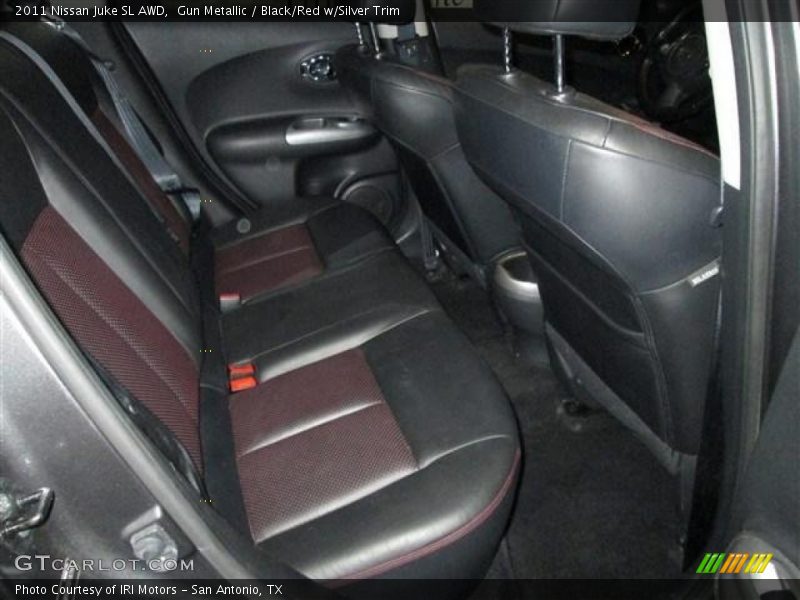 Gun Metallic / Black/Red w/Silver Trim 2011 Nissan Juke SL AWD