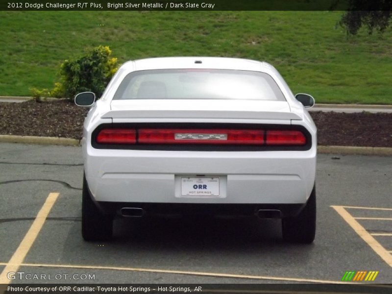 Bright Silver Metallic / Dark Slate Gray 2012 Dodge Challenger R/T Plus